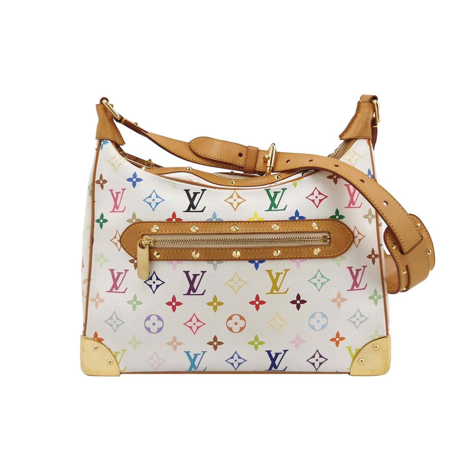 Louis Vuitton x Takashi Murakami Boulogne Hobo Shoulder Bag