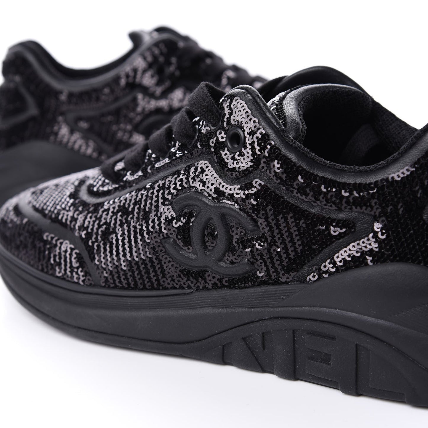 Chanel Sequin CC Sneakers for Women