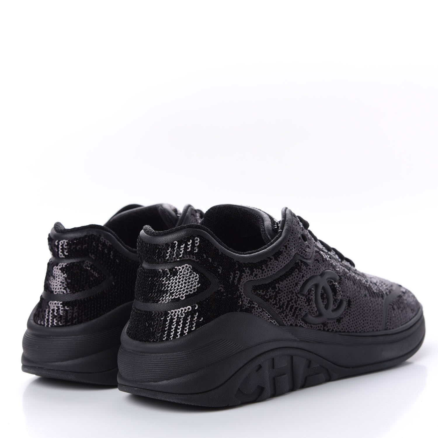 Chanel Sequin CC Sneakers for Women