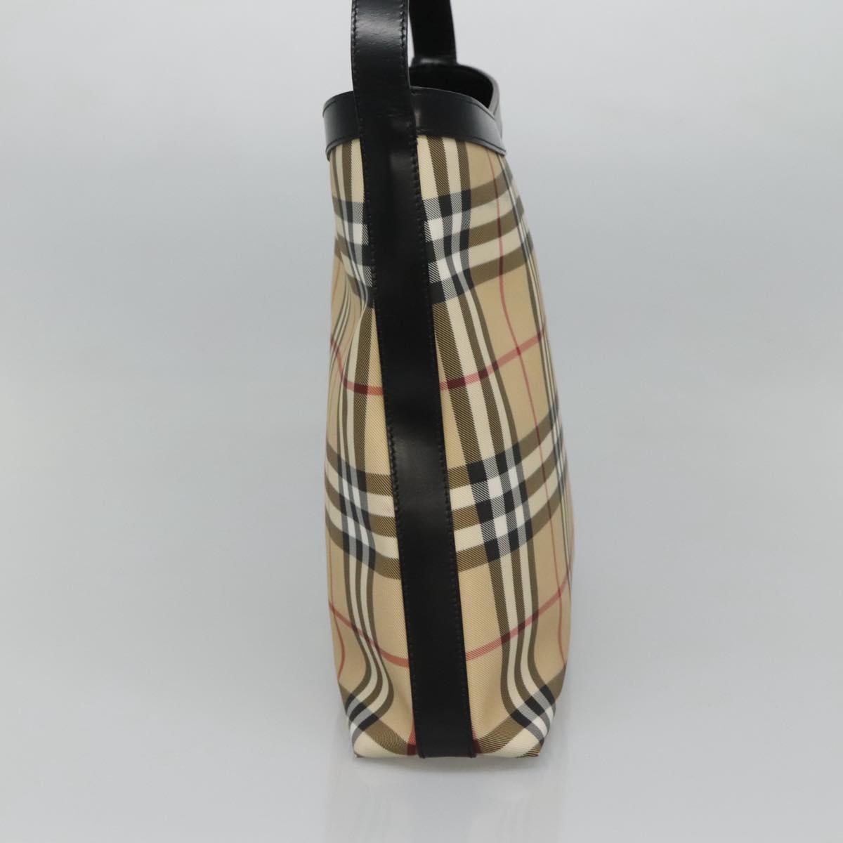 Burberry Nova Check Shoulder Bag Canvas Beige Shoulder Bag 165