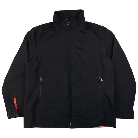 Prada Handbag Sport Goretex Up Jacket Black Zip