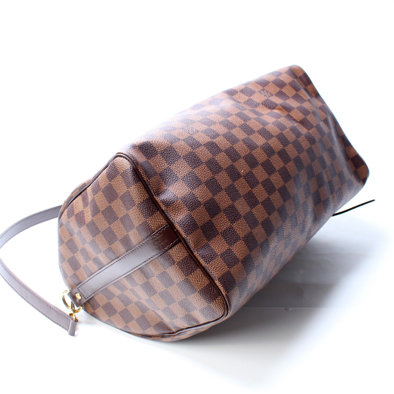 Louis Vuitton Speedy 35 Bandouliere Ebene Damier Handbag
