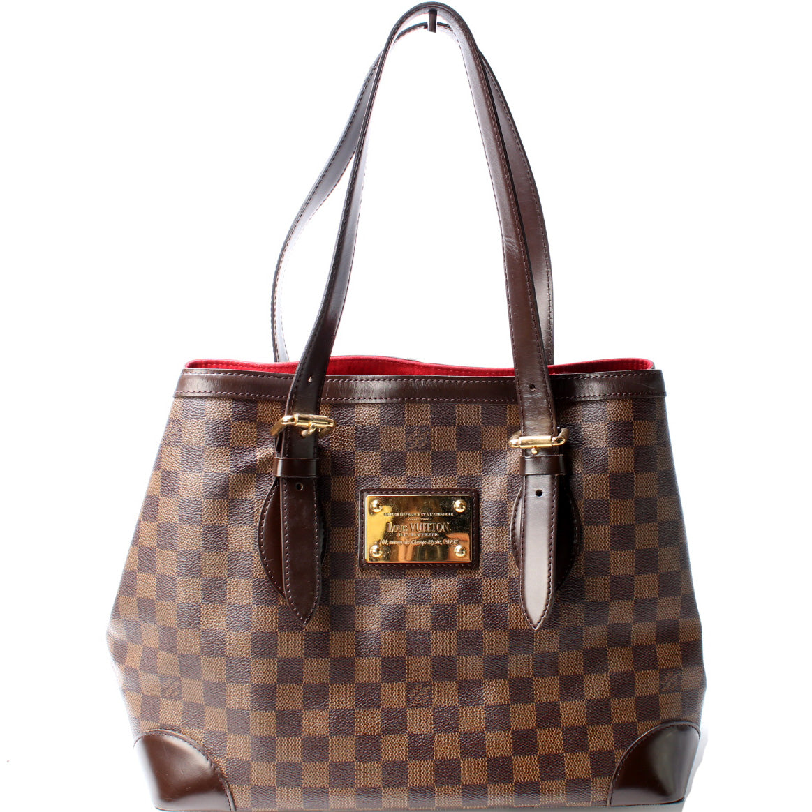 Louis Vuitton Hampstead MM Ebene Damier Handbag