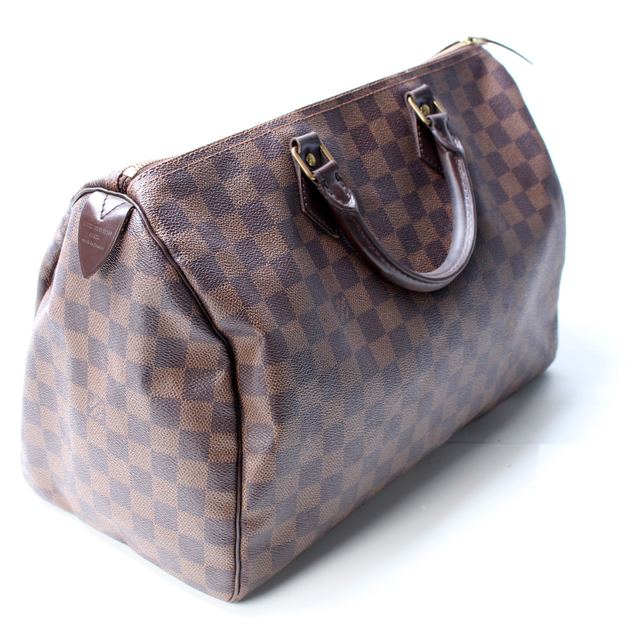 Louis Vuitton Speedy 35 Ebene Damier Handbag