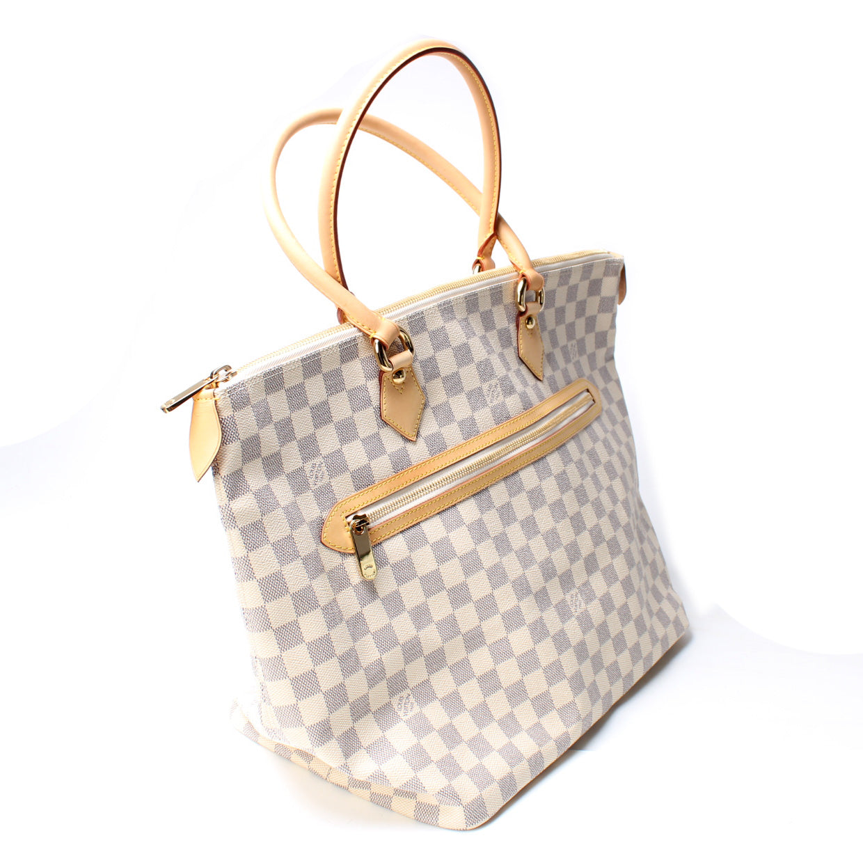 Louis Vuitton Saleya Azur GM Damier Handbag