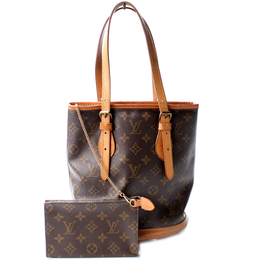 Louis Vuitton Petit Bucket w Monogram Bucket Bag