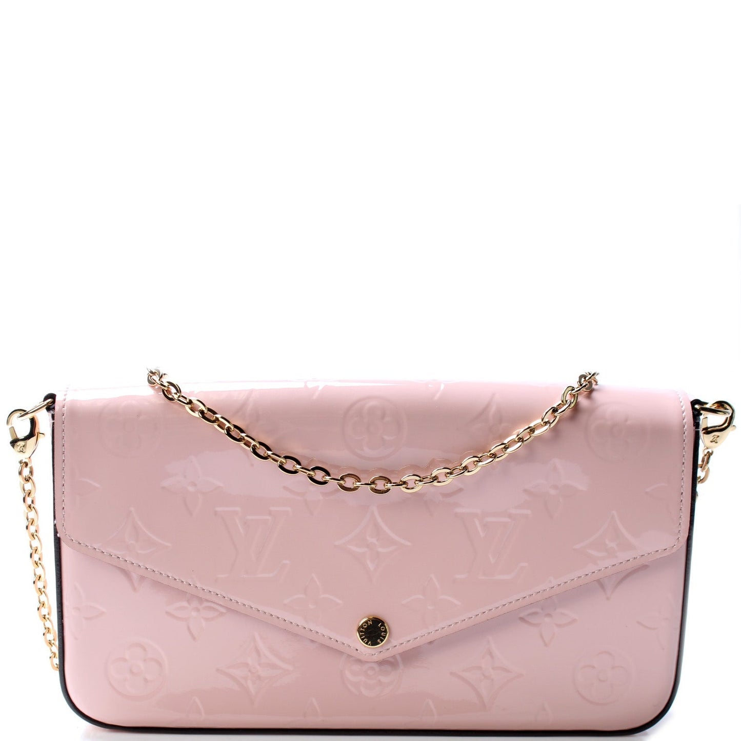 Louis Vuitton Pochette Felicie Vernis Clutch Bag