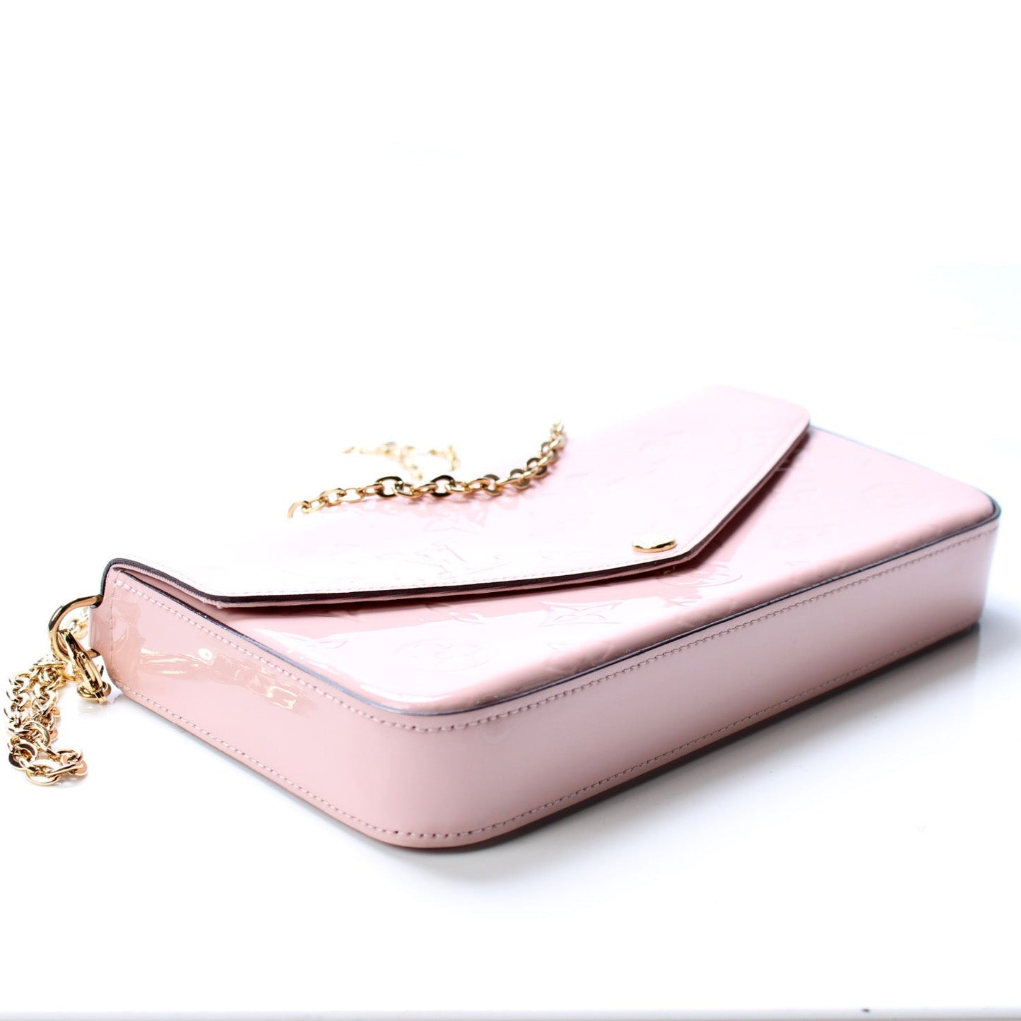 Louis Vuitton Pochette Felicie Vernis Clutch Bag