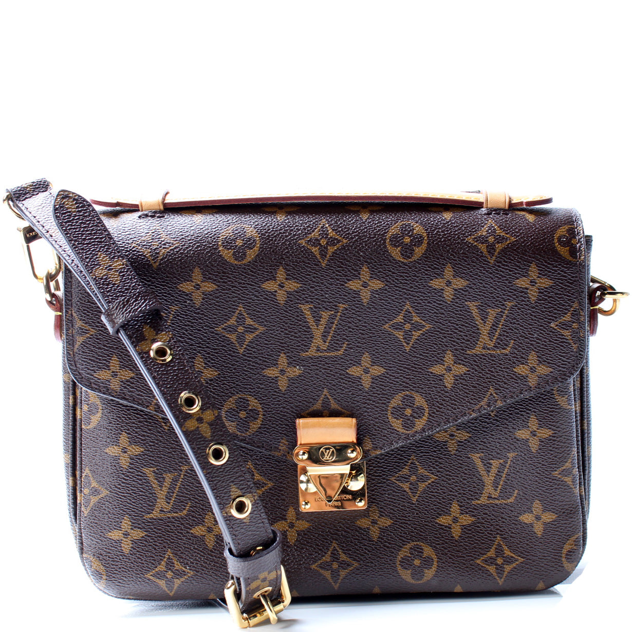 Louis Vuitton Pochette Metis Monogram Clutch Bag
