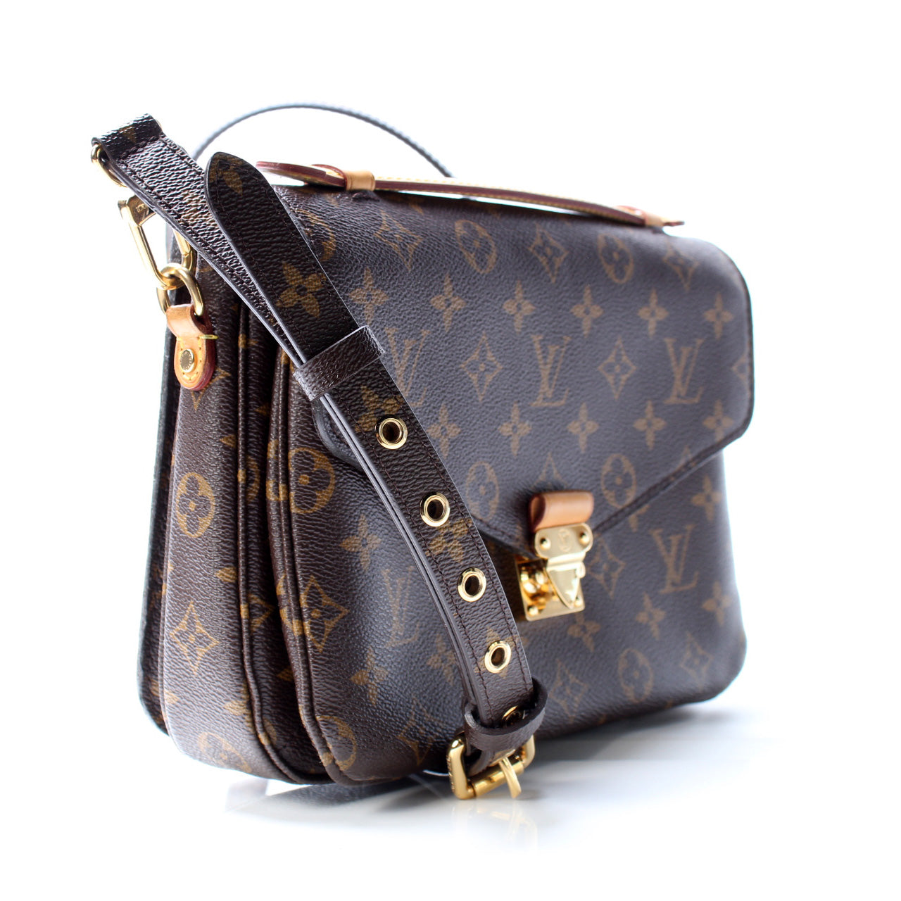 Louis Vuitton Pochette Metis Monogram Clutch Bag