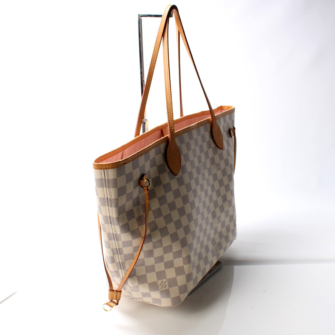 Louis Vuitton Neverfull MM Azur Damier Tote Bag