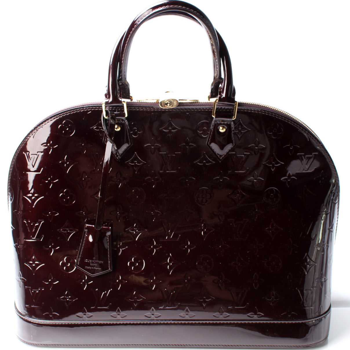 Louis Vuitton Alma GM Vernis Handbag