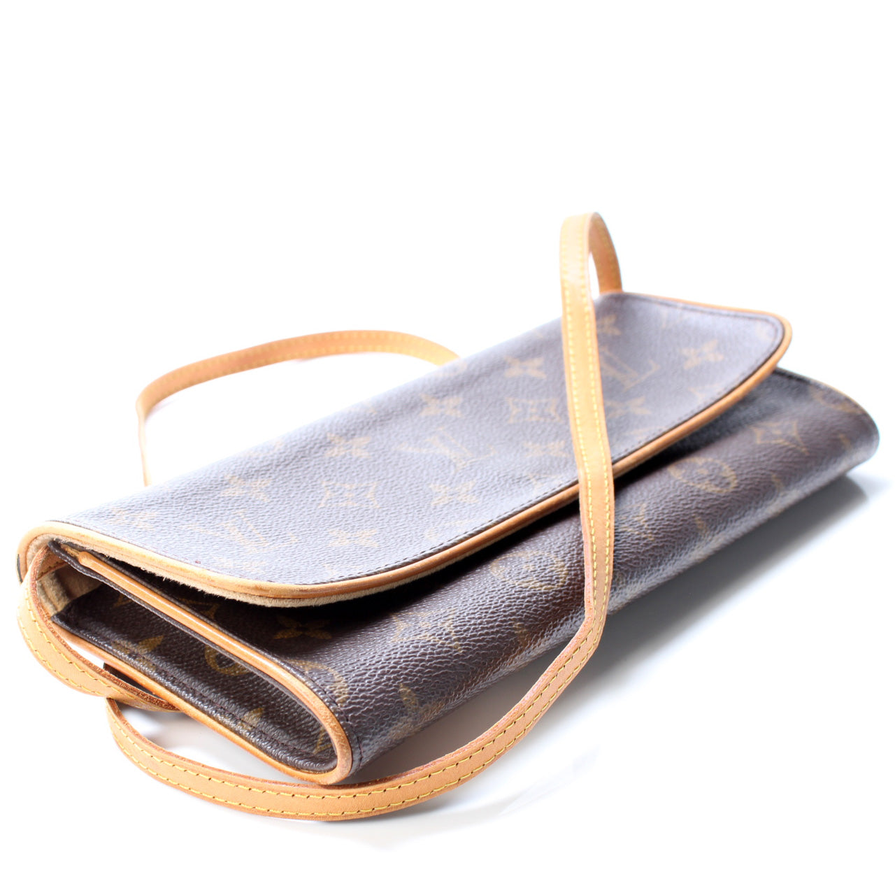 Louis Vuitton Pochette Twin GM Monogram Clutch Bag