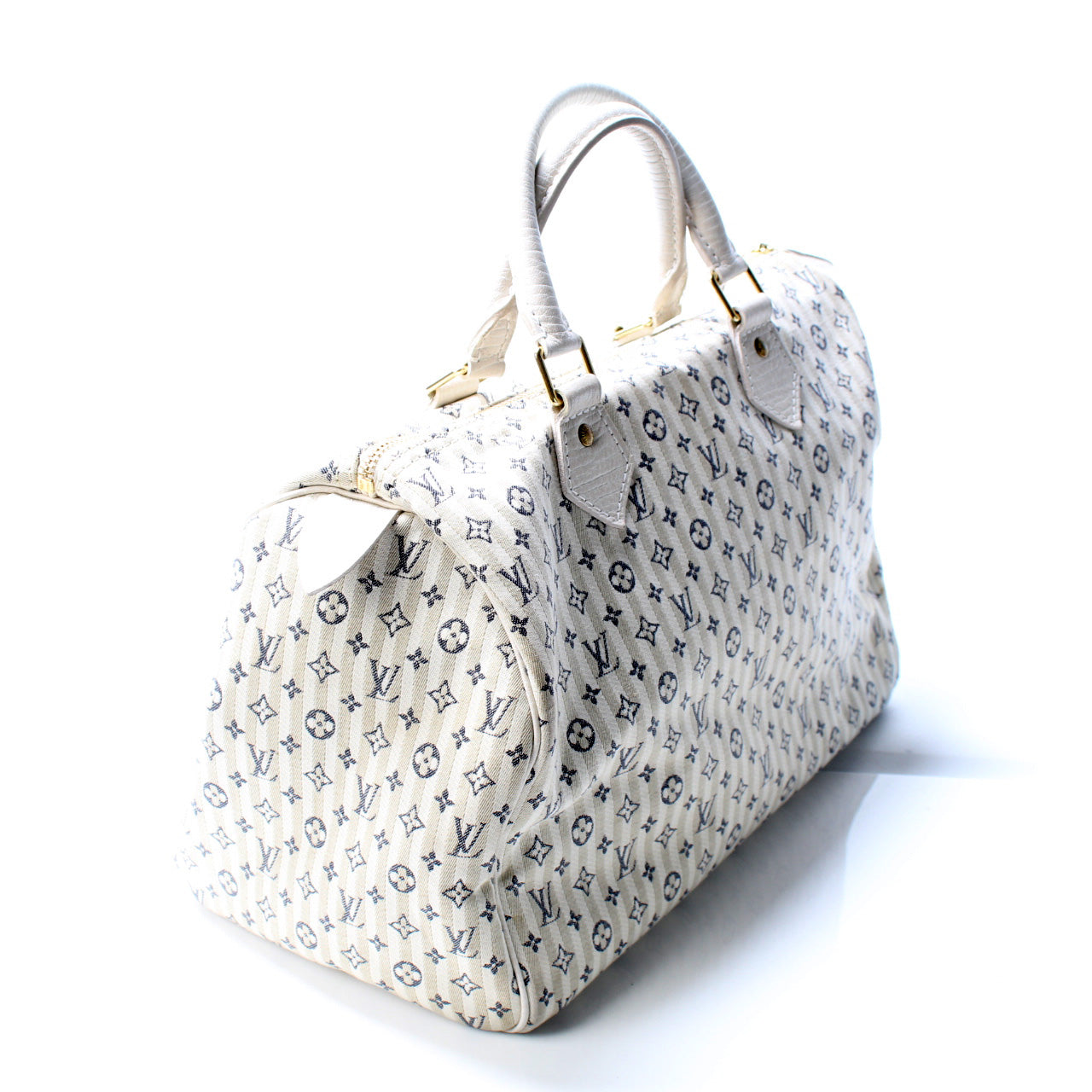 Louis Vuitton Speedy 30 Lin Croisette Handbag