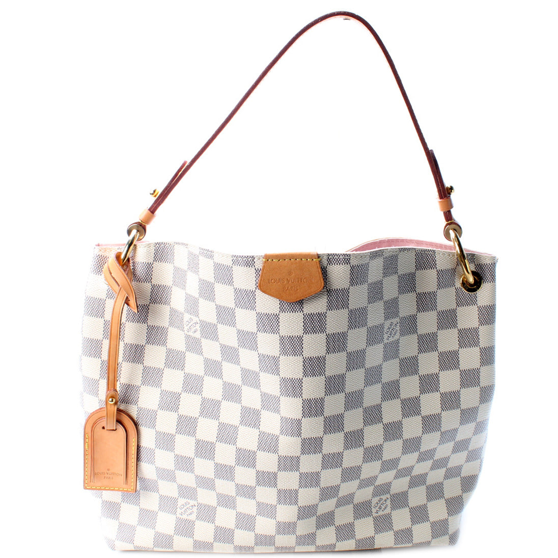 Louis Vuitton Graceful PM Azur Damier Handbag