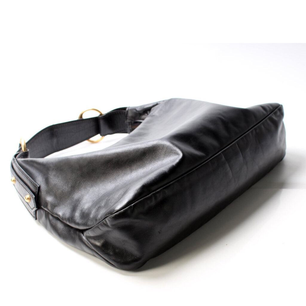 Gucci Horsebit Leather Shoulder Bag