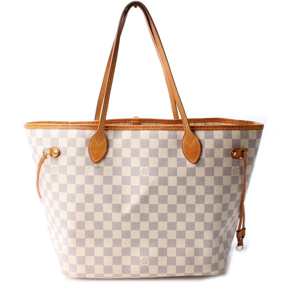 Louis Vuitton Neverfull MM Azur Damier Tote Bag Azur 8