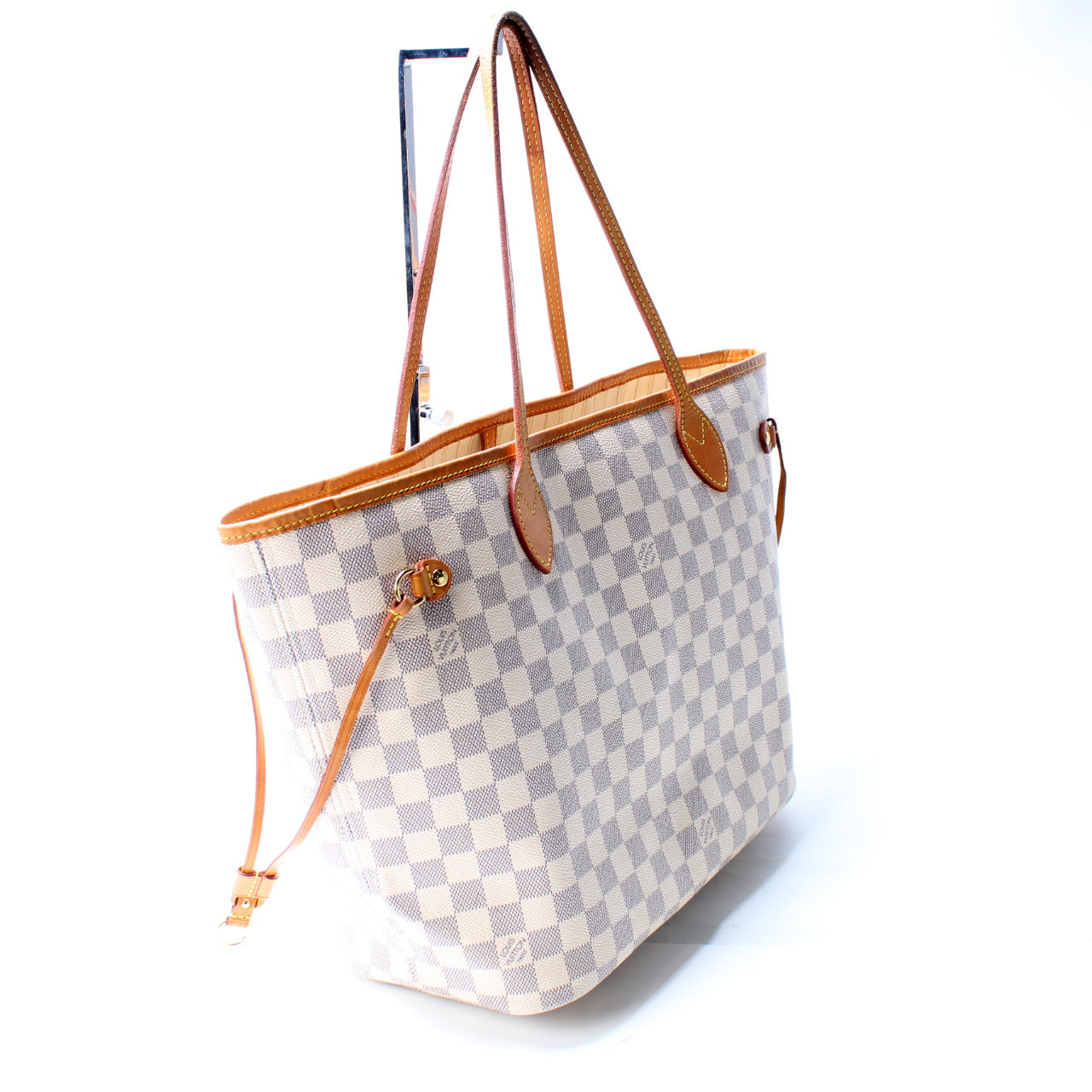 Louis Vuitton Neverfull MM Azur Damier Tote Bag Azur 8
