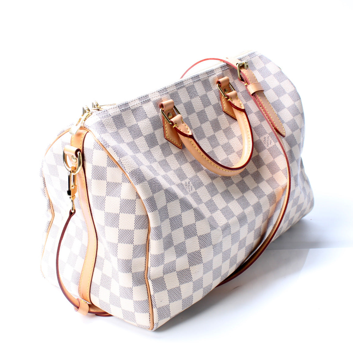 Louis Vuitton Speedy 35 Bandouliere Azur Damier Handbag Damier Azur