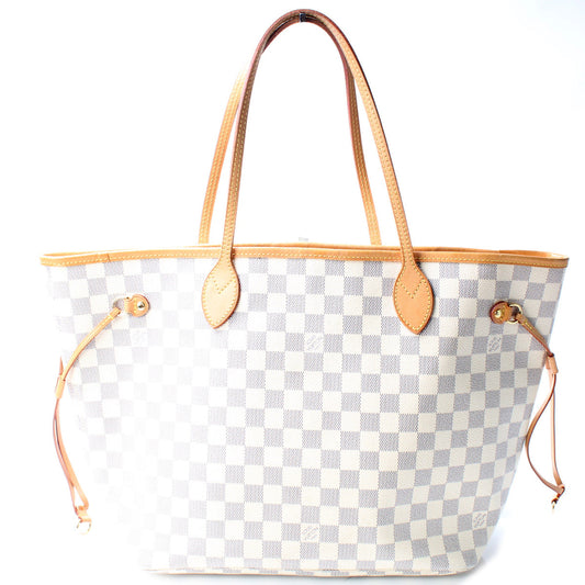 Louis Vuitton Neverfull MM Azur Damier Tote Bag Azur 9
