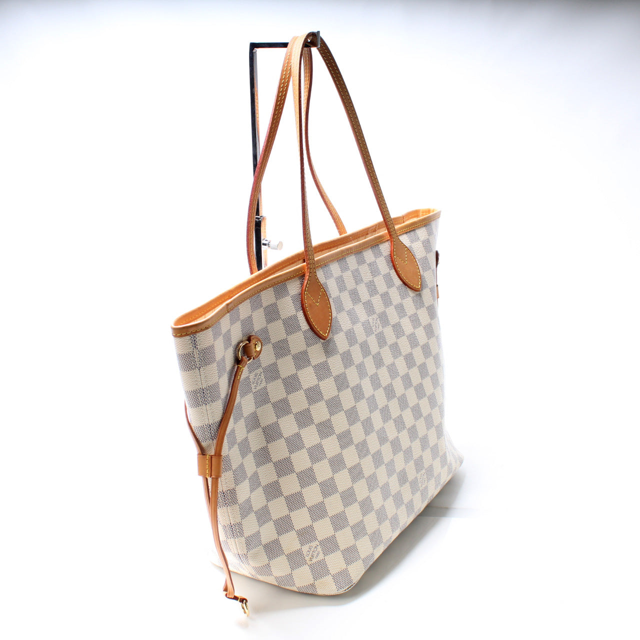 Louis Vuitton Neverfull MM Azur Damier Tote Bag Azur 9