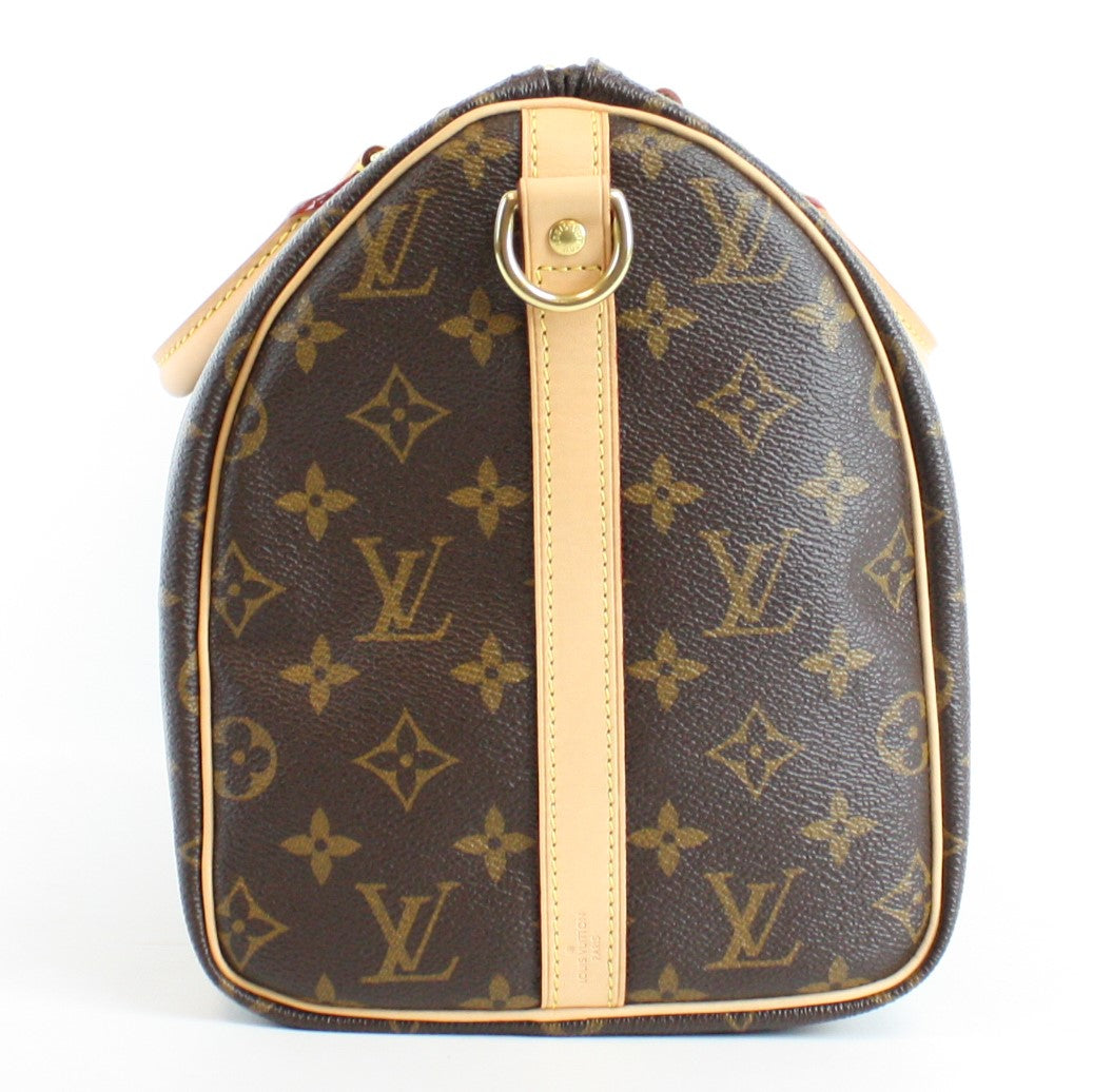 Louis Vuitton Speedy 30 Bandouliere Monogram Handbag Monogram 3