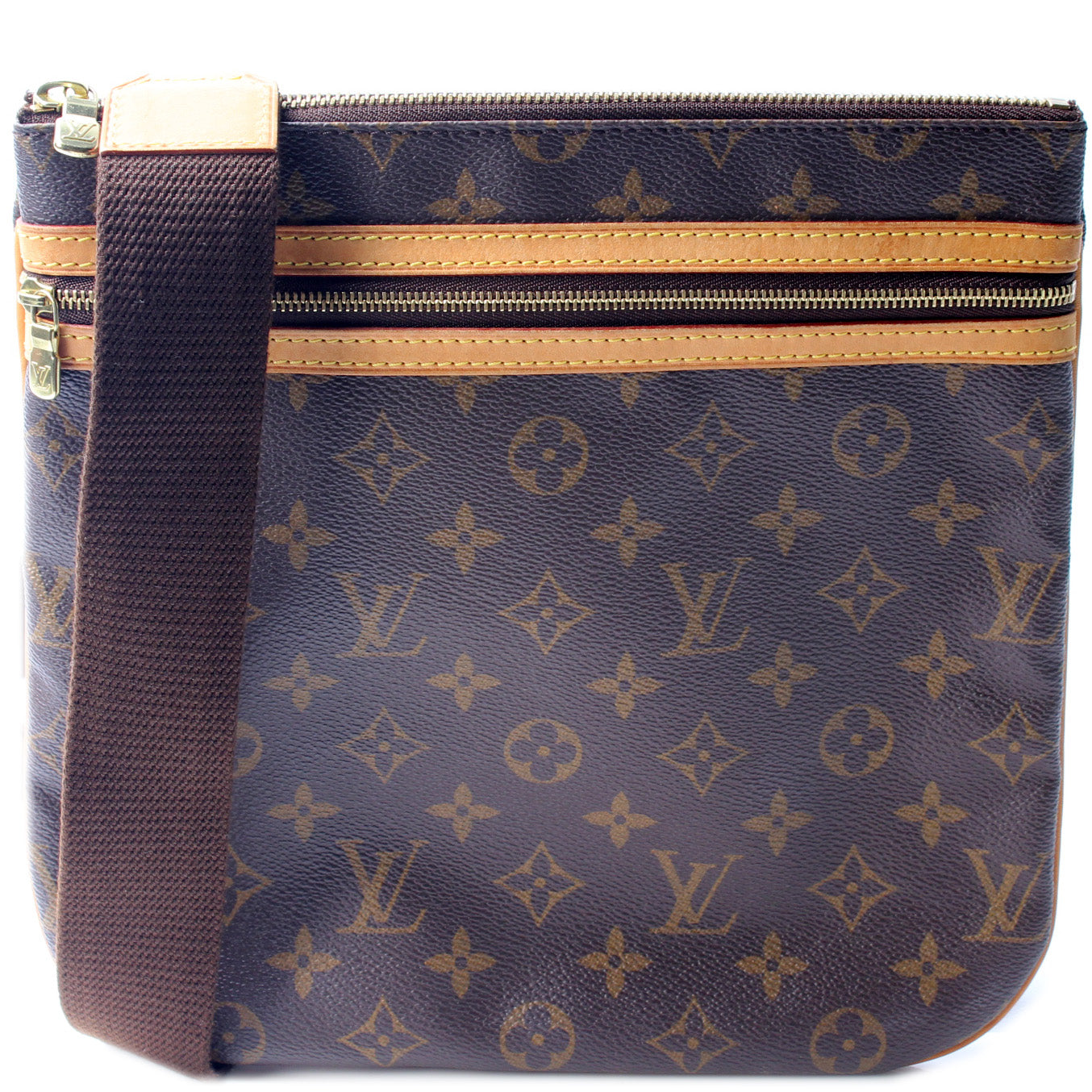 Louis Vuitton Pochette Bosphore Monogram Clutch Bag