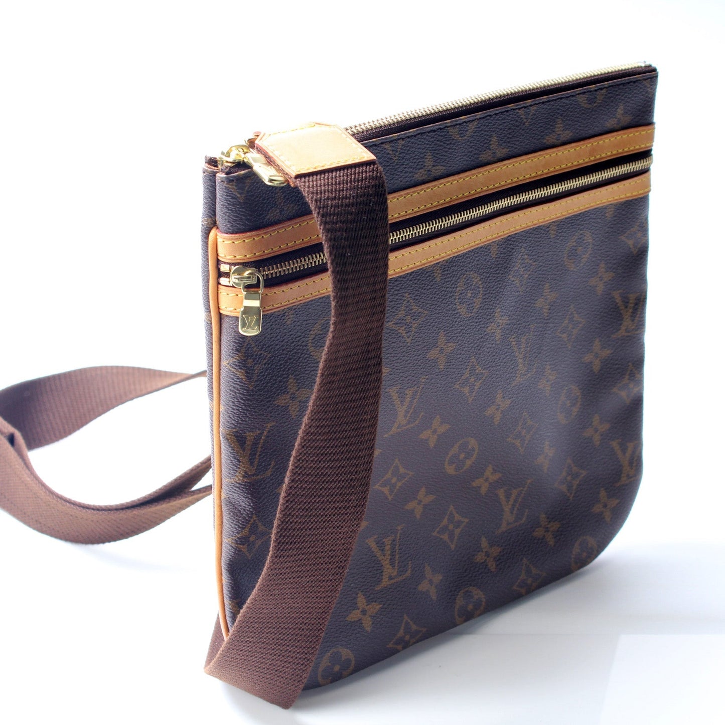 Louis Vuitton Pochette Bosphore Monogram Clutch Bag