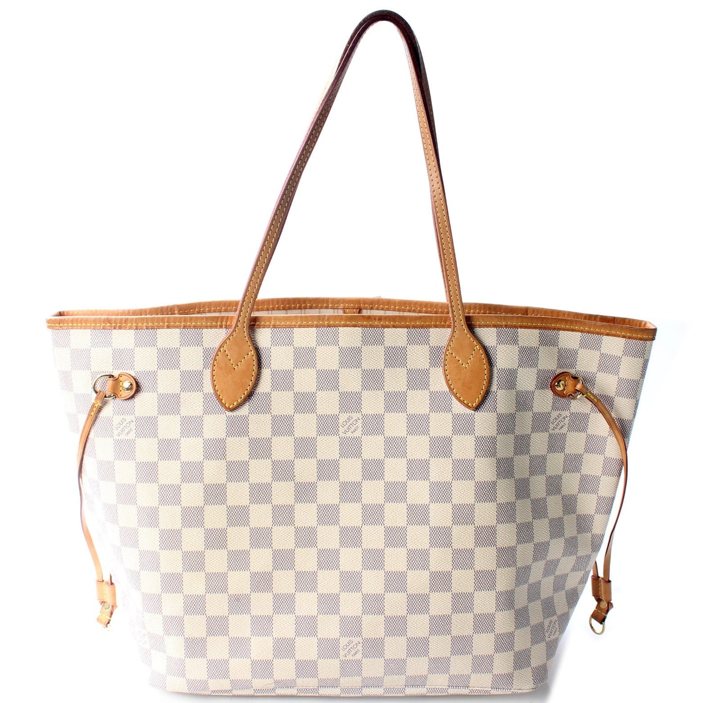 Louis Vuitton Neverfull MM Azur Damier Tote Bag Azur 11