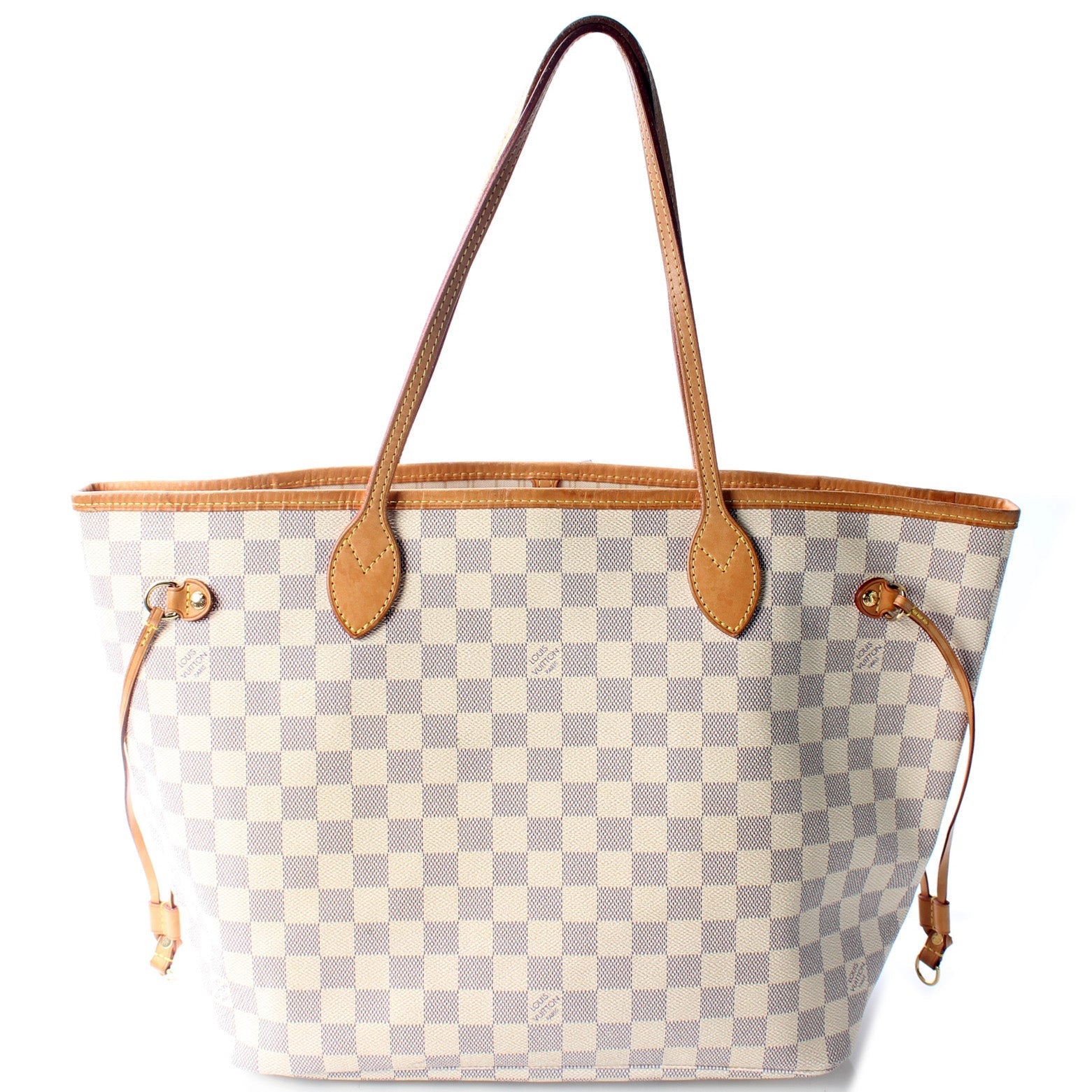 Louis Vuitton Neverfull MM Azur Damier Tote Bag Azur 11