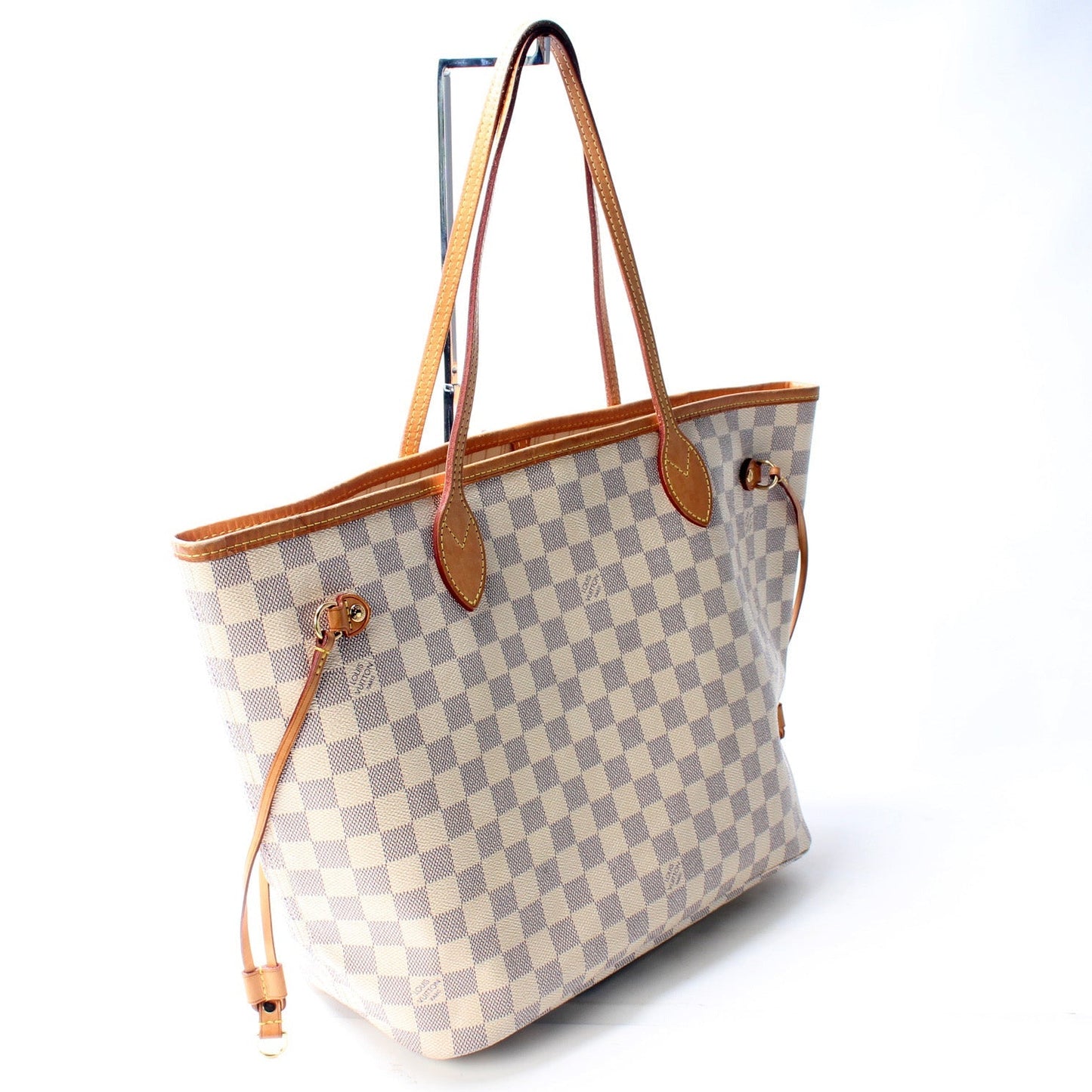 Louis Vuitton Neverfull MM Azur Damier Tote Bag Azur 11