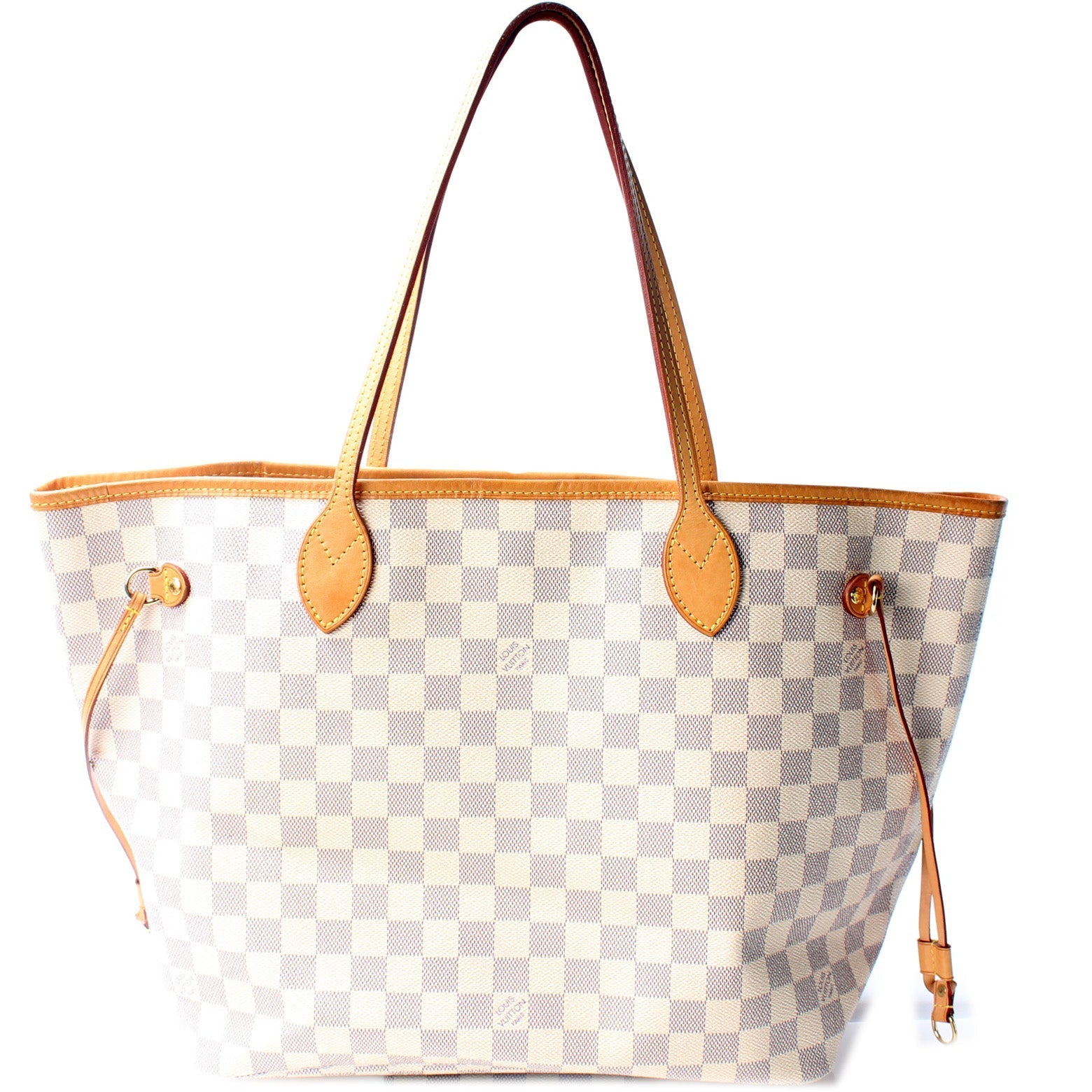 Louis Vuitton Neverfull MM Azur Damier Tote Bag Azur 14