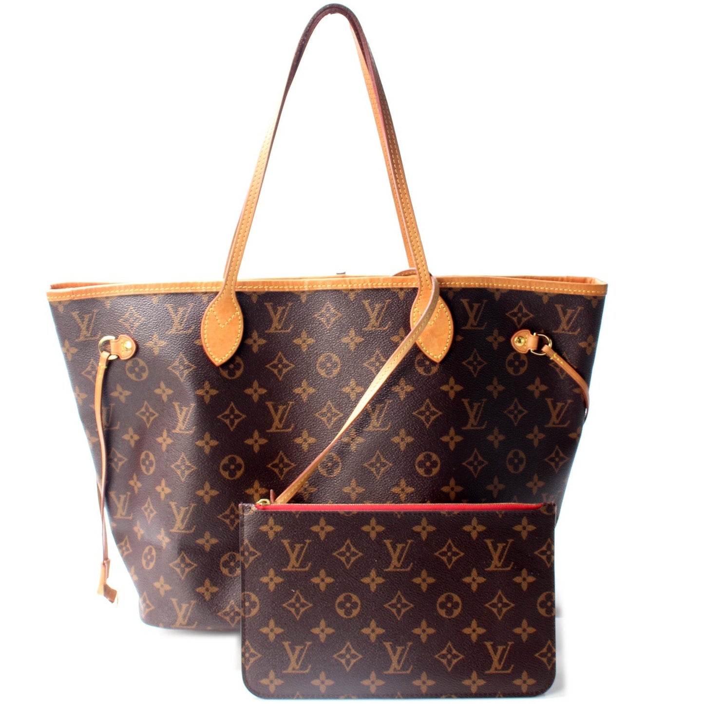 Louis Vuitton Neverfull MM W Monogram Wallet Case Wallet Monogram