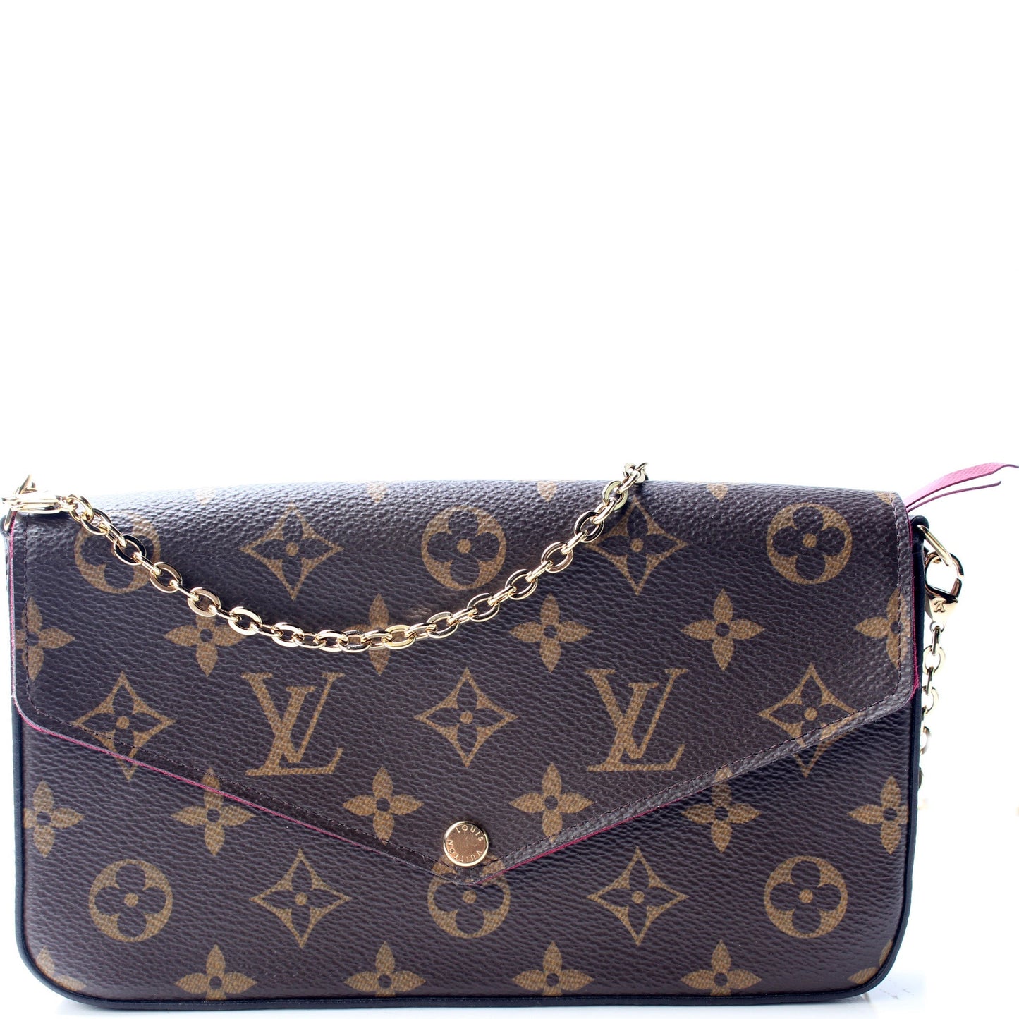 Louis Vuitton Pochette Felicie Monogram Clutch Bag