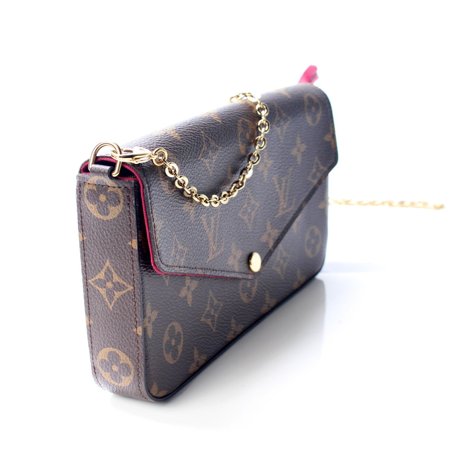 Louis Vuitton Pochette Felicie Monogram Clutch Bag