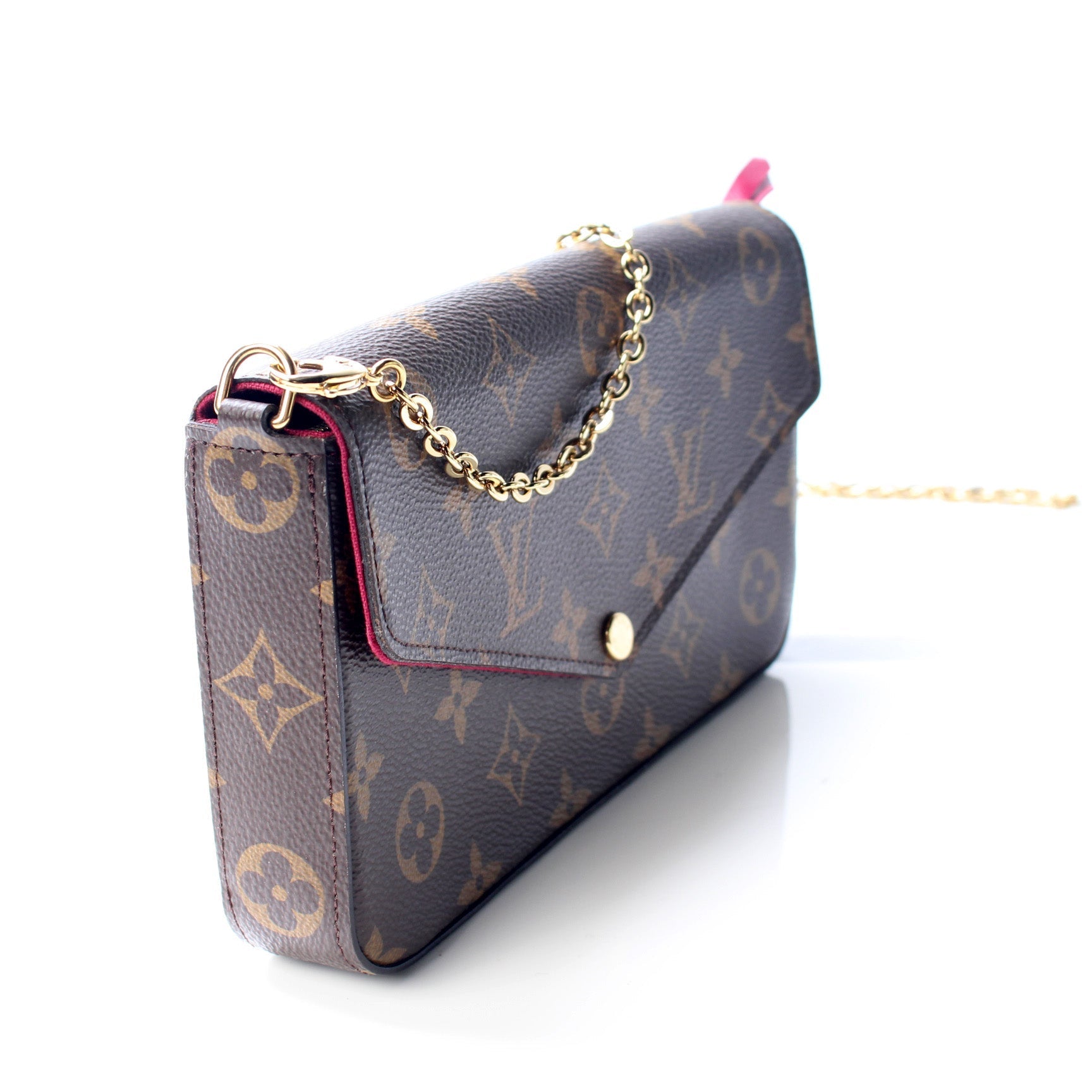 Louis Vuitton Pochette Felicie Monogram Clutch Bag