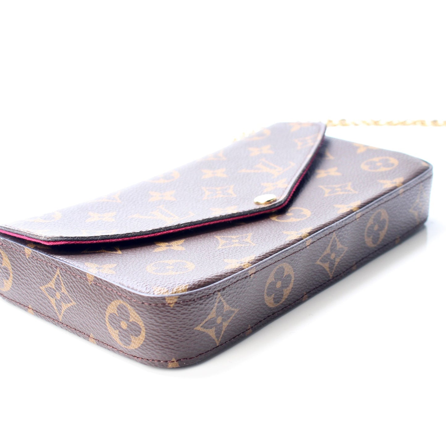 Louis Vuitton Pochette Felicie Monogram Clutch Bag