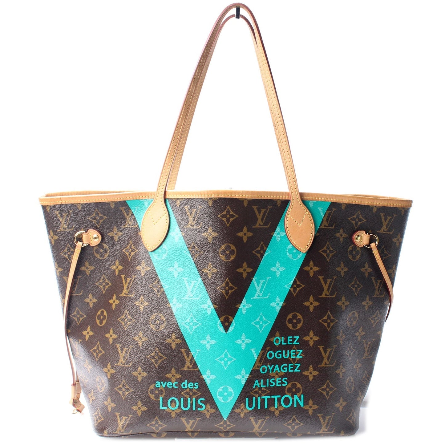 Louis Vuitton Neverfull MM V Tote Bag