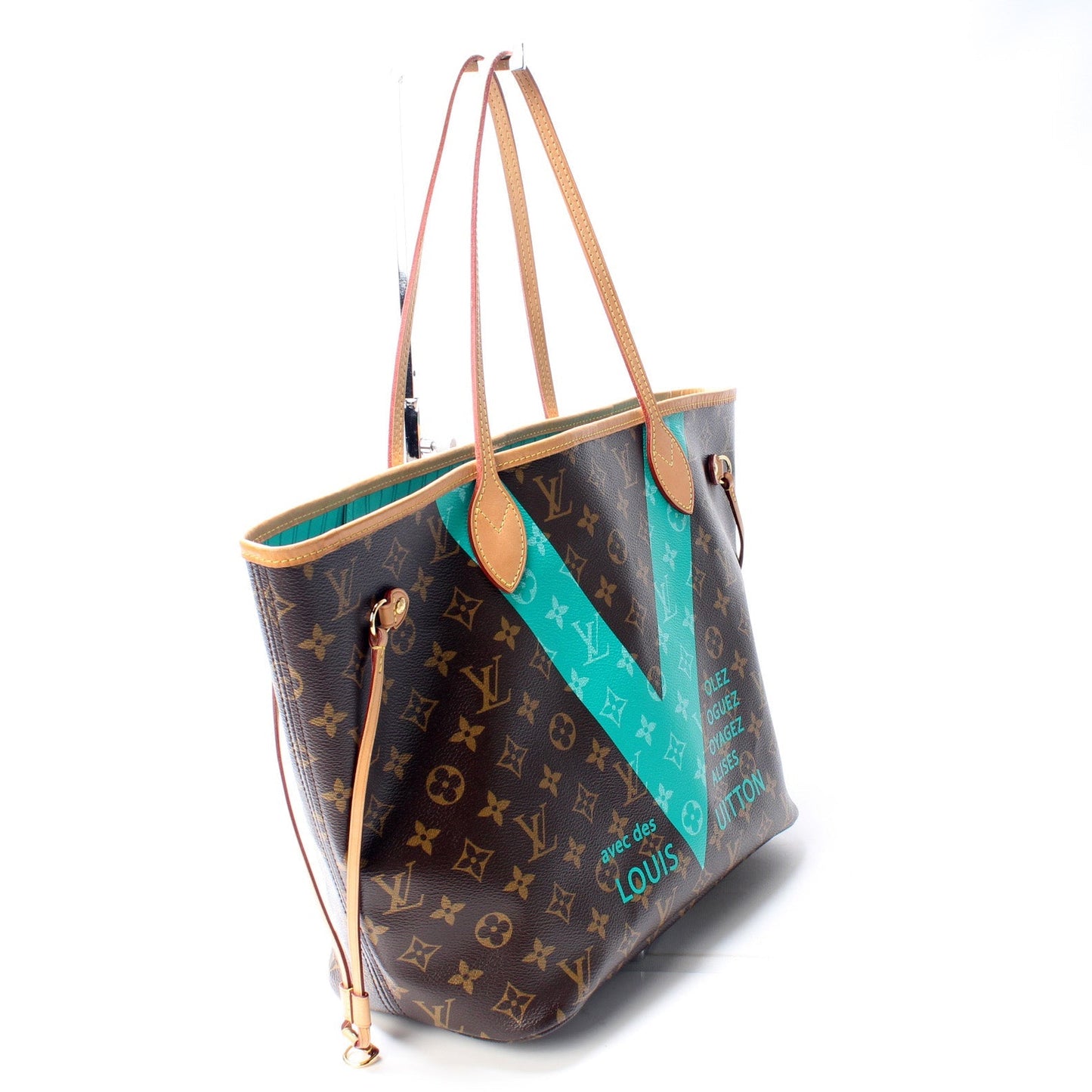 Louis Vuitton Neverfull MM V Tote Bag