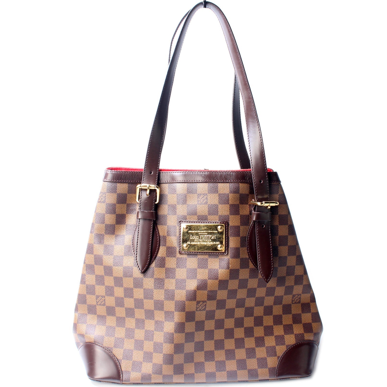 Louis Vuitton Hampstead GM Ebene Damier Handbag