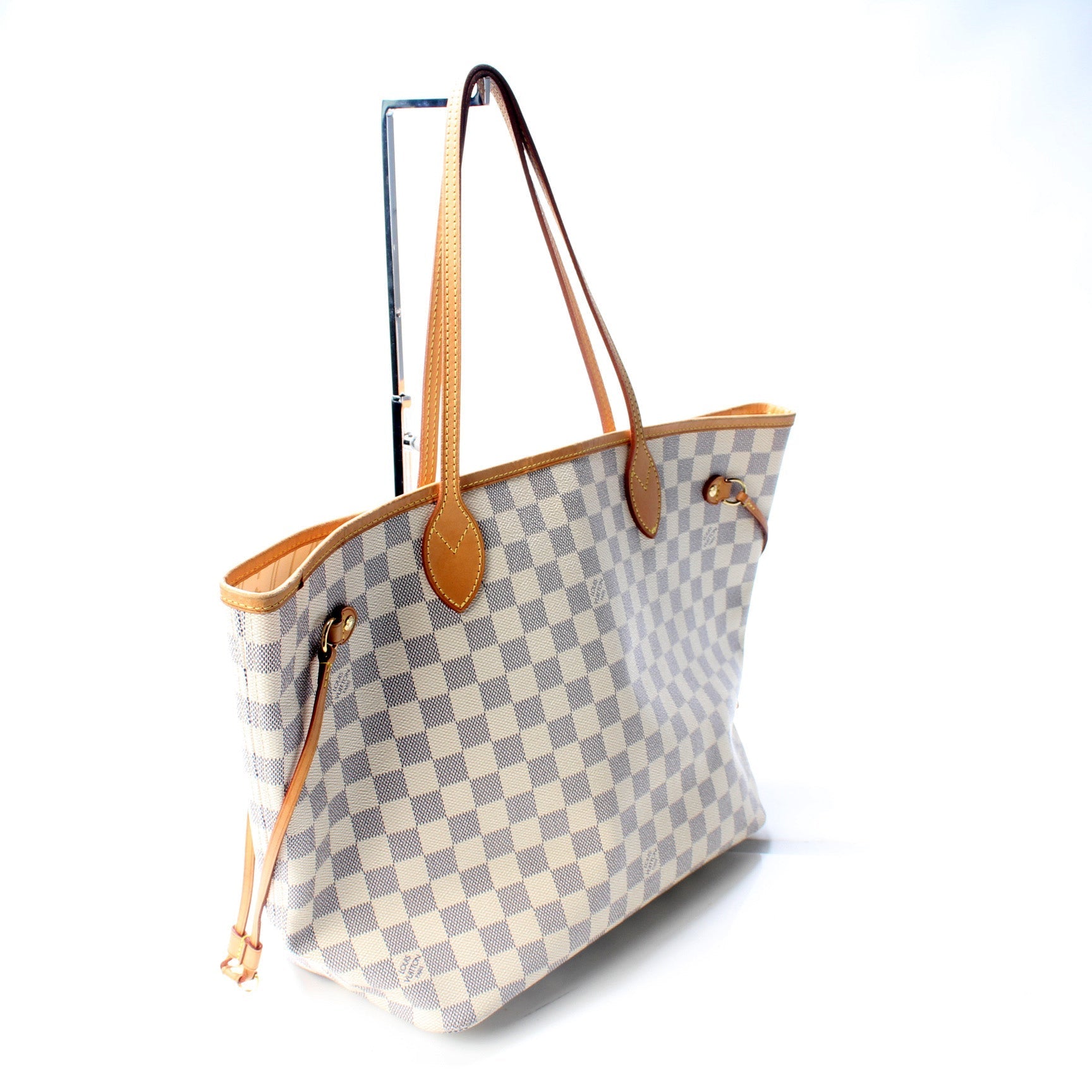 Louis Vuitton Neverfull MM Azur Damier Tote Bag Azur 21