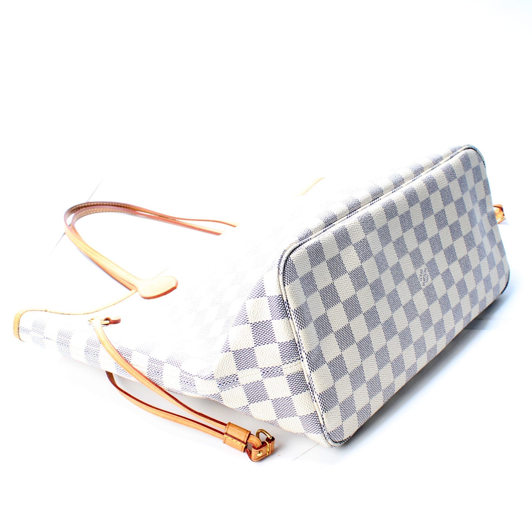 Louis Vuitton Neverfull MM Azur Damier Tote Bag Azur 21