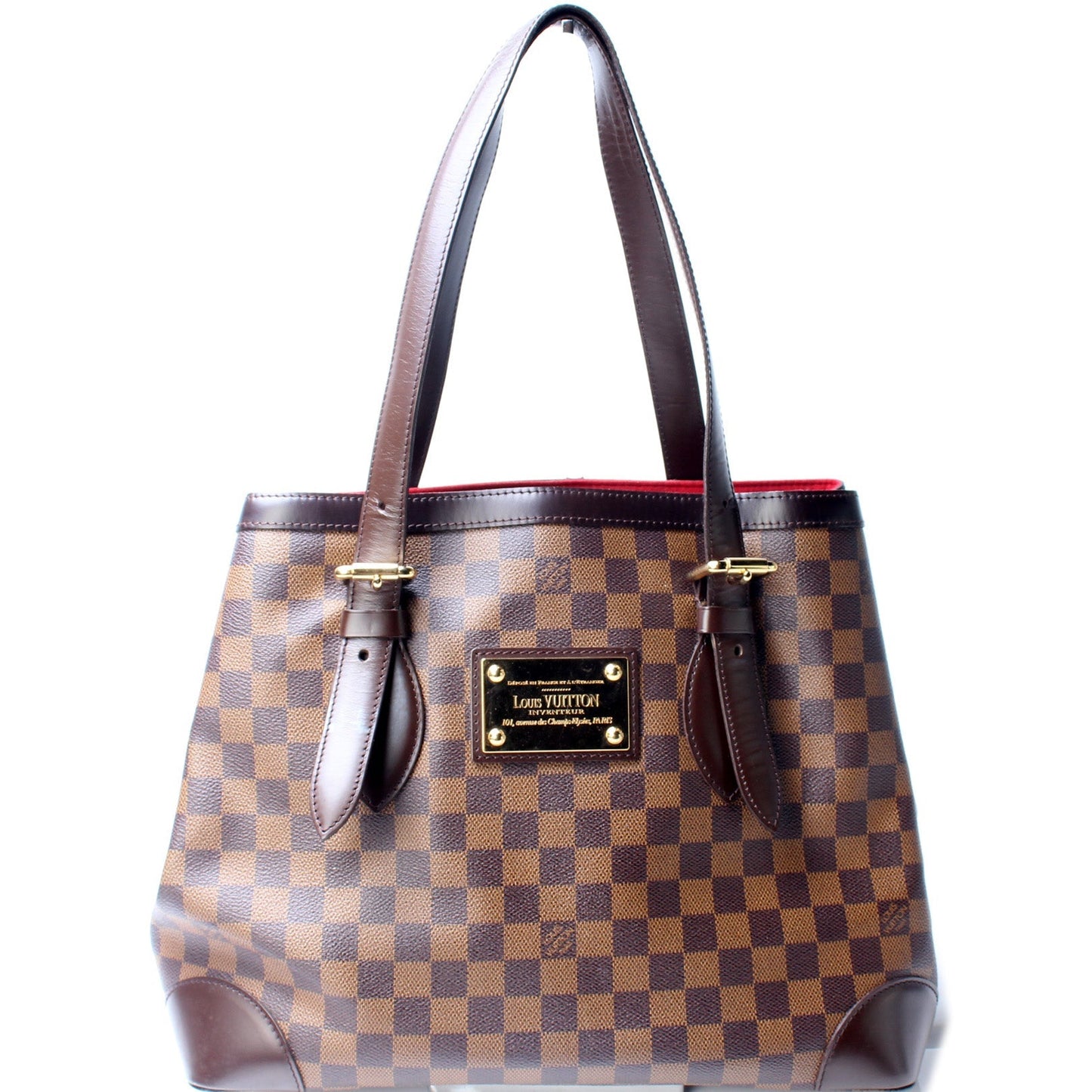 Louis Vuitton Hampstead MM Ebene Damier Handbag Ebene 12