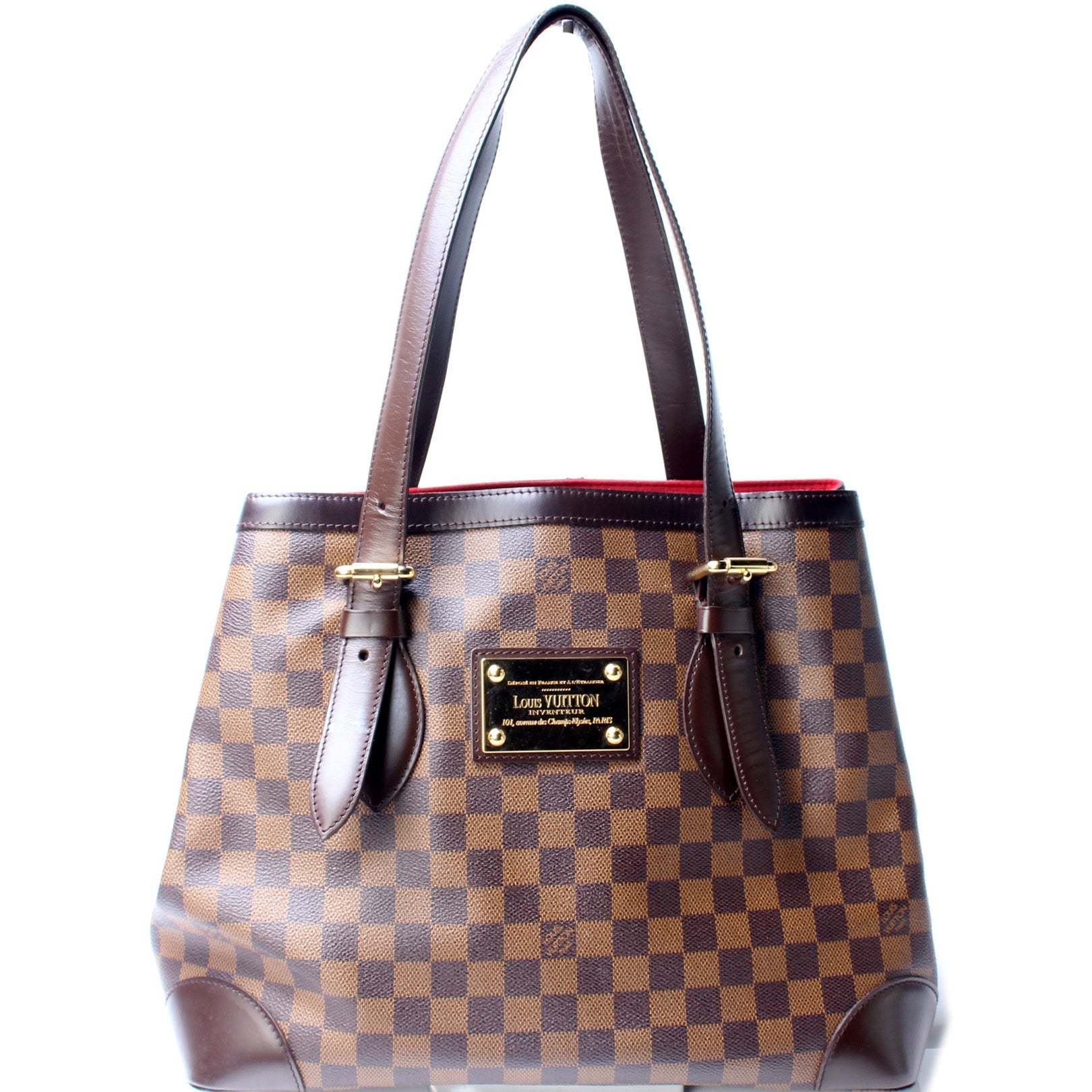 Louis Vuitton Hampstead MM Ebene Damier Handbag Ebene 12
