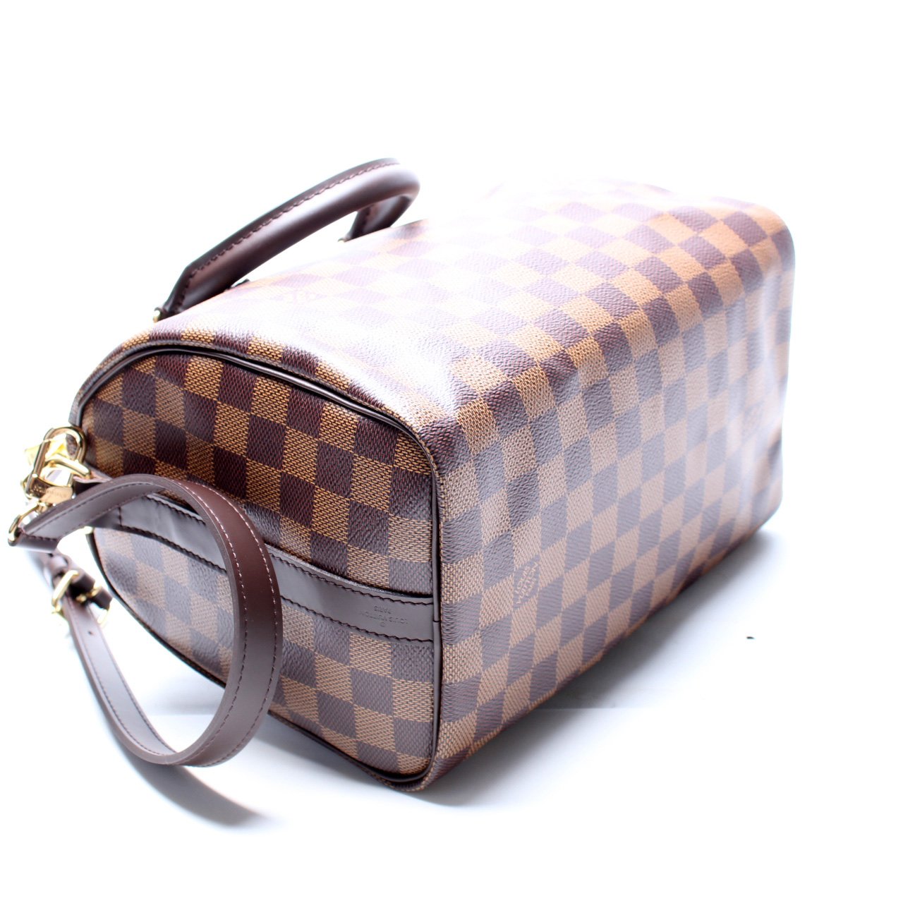 Louis Vuitton Speedy 25 Bandouliere Ebene Damier Handbag