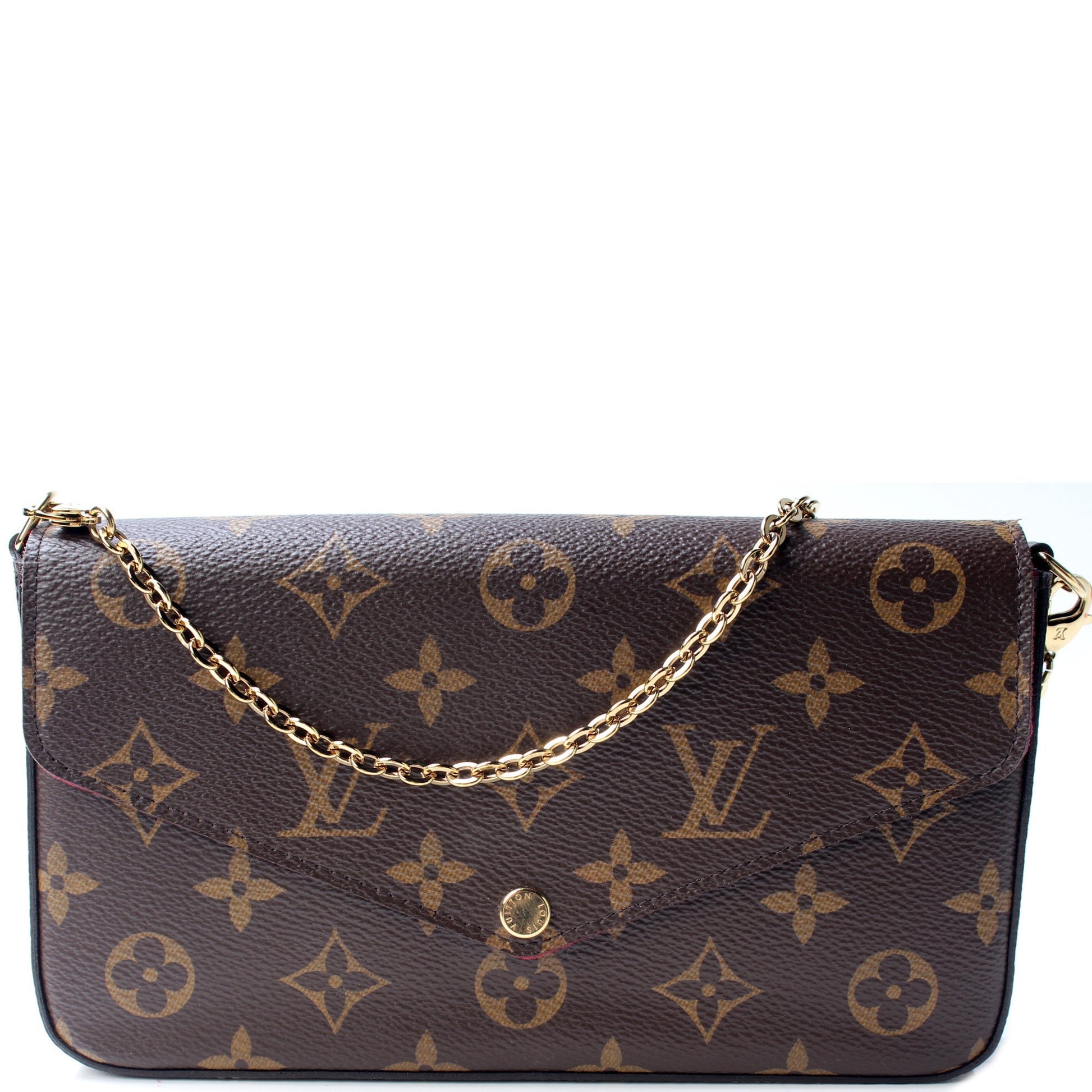 Louis Vuitton Pochette Felicie Monogram Clutch Bag Monogram 8