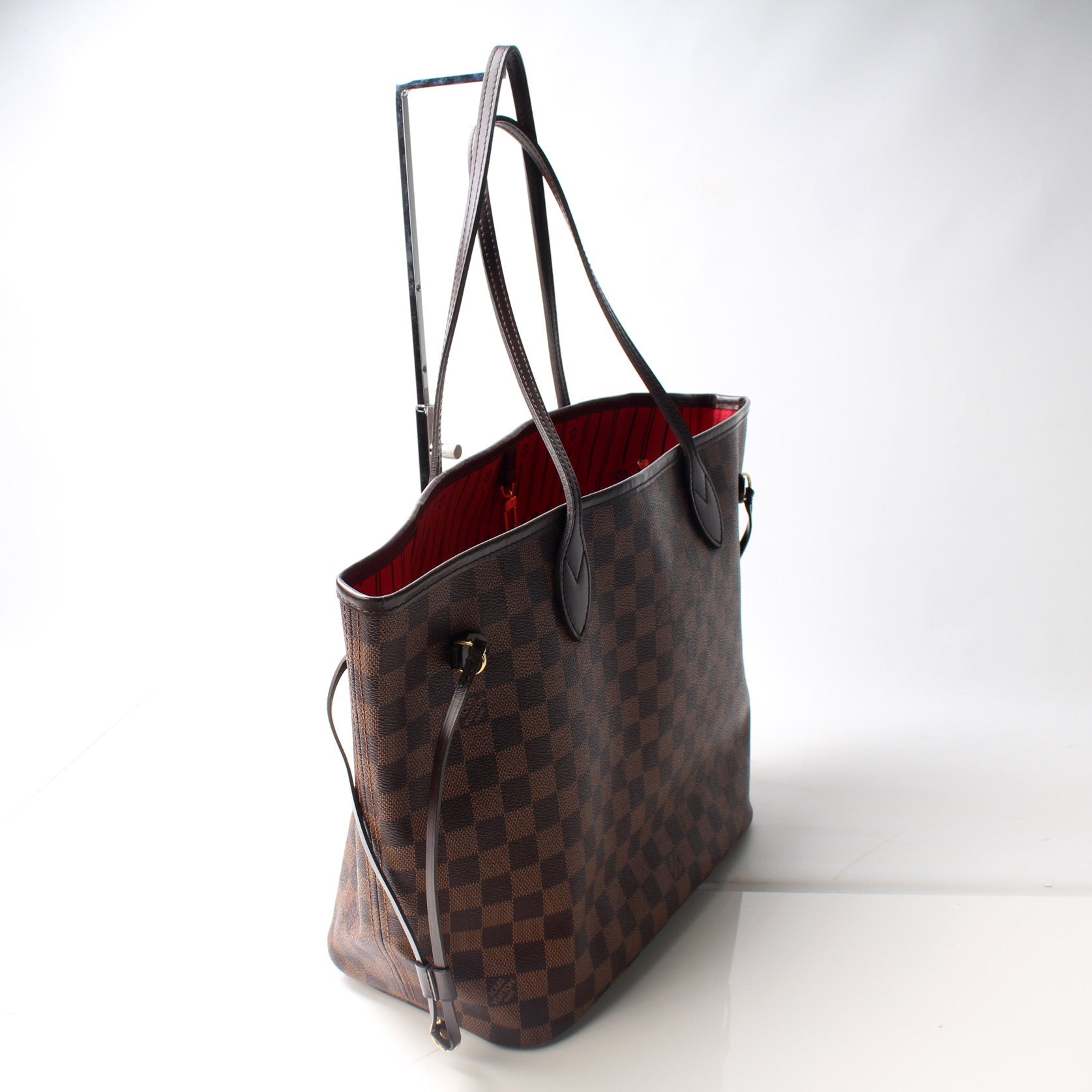 Louis Vuitton Neverfull MM Ebene Damier Tote Bag Ebene E8D41Bef