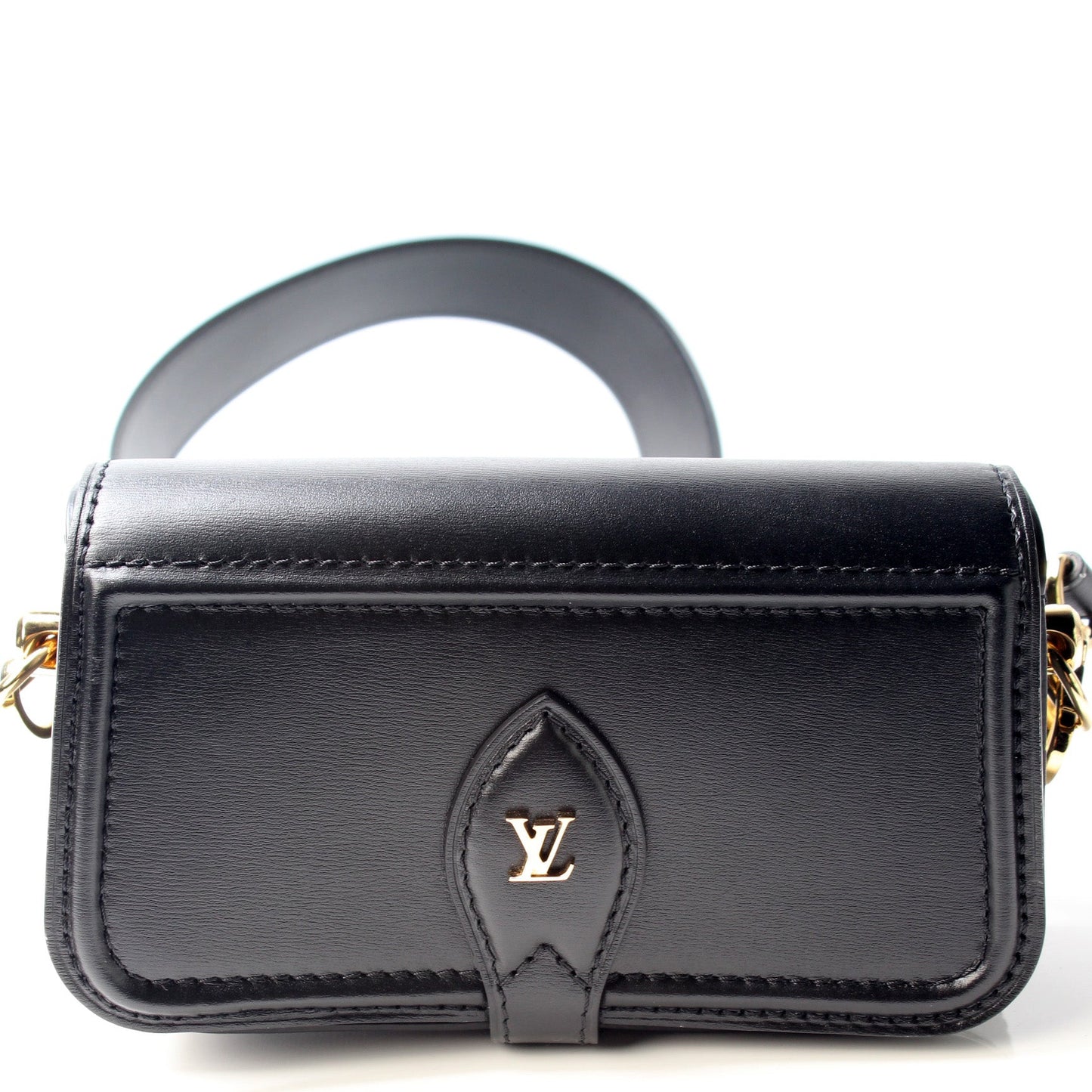 Louis Vuitton Officier Leather Handbag
