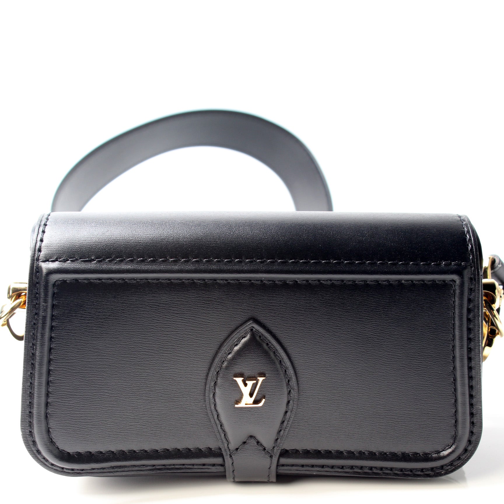 Louis Vuitton Officier Leather Handbag