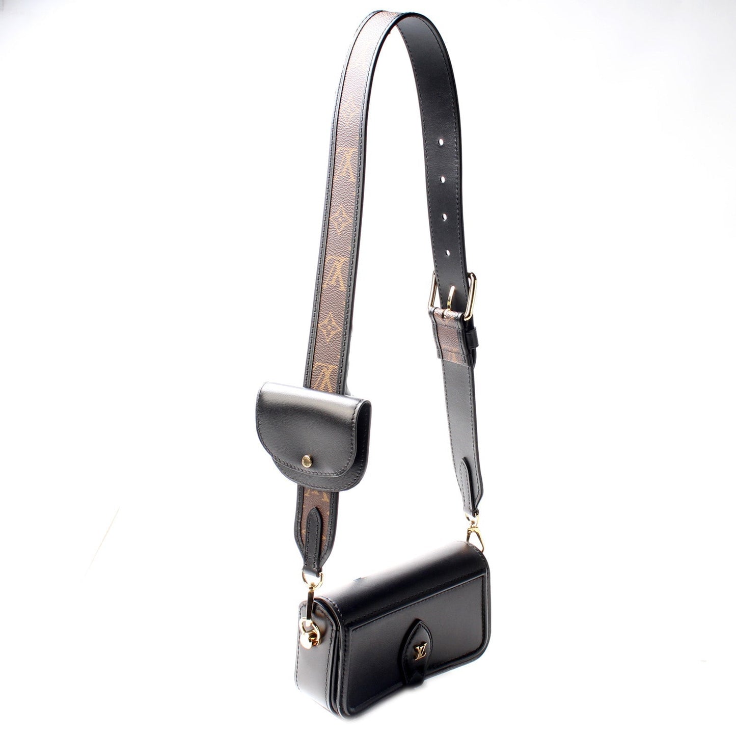 Louis Vuitton Officier Leather Handbag